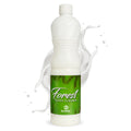 Bottle of Forest Floor Cleaner with a green label on a white background